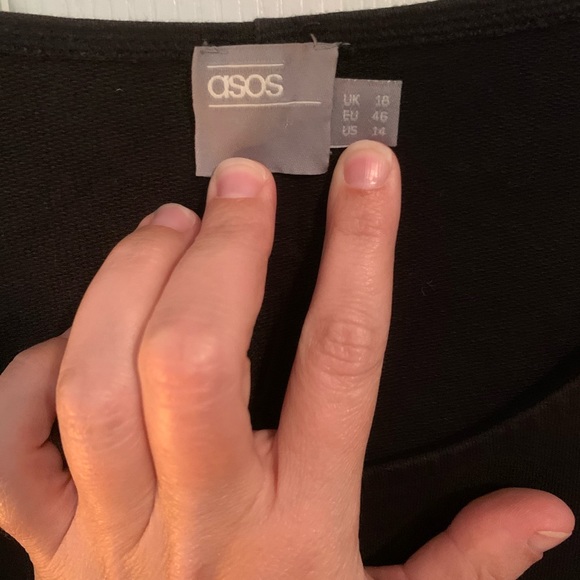 ASOS Sweatshirt Tank Dress with Peekaboo Back - Picture 2 of 4